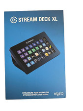 Elgato - Stream Deck XL Wired Keypad with Back Lighting - Black - Brand New