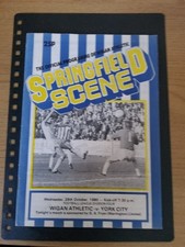 Wigan Athletic V York City 1980 Wednesday 29th October Programme