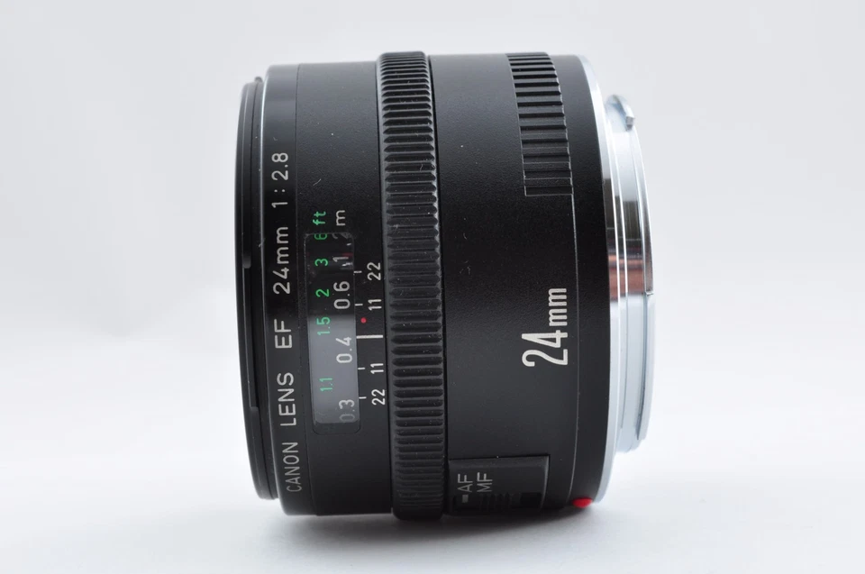 [Near Mint w/Caps] Canon EF 24mm f/2.8 Wide Angle Prime AF Lens From JAPAN #0722 - Image 4 of 4