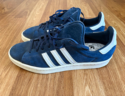 Adidas Campus 80s Herren Sneaker Wildleder Blau/EU 44 2/3