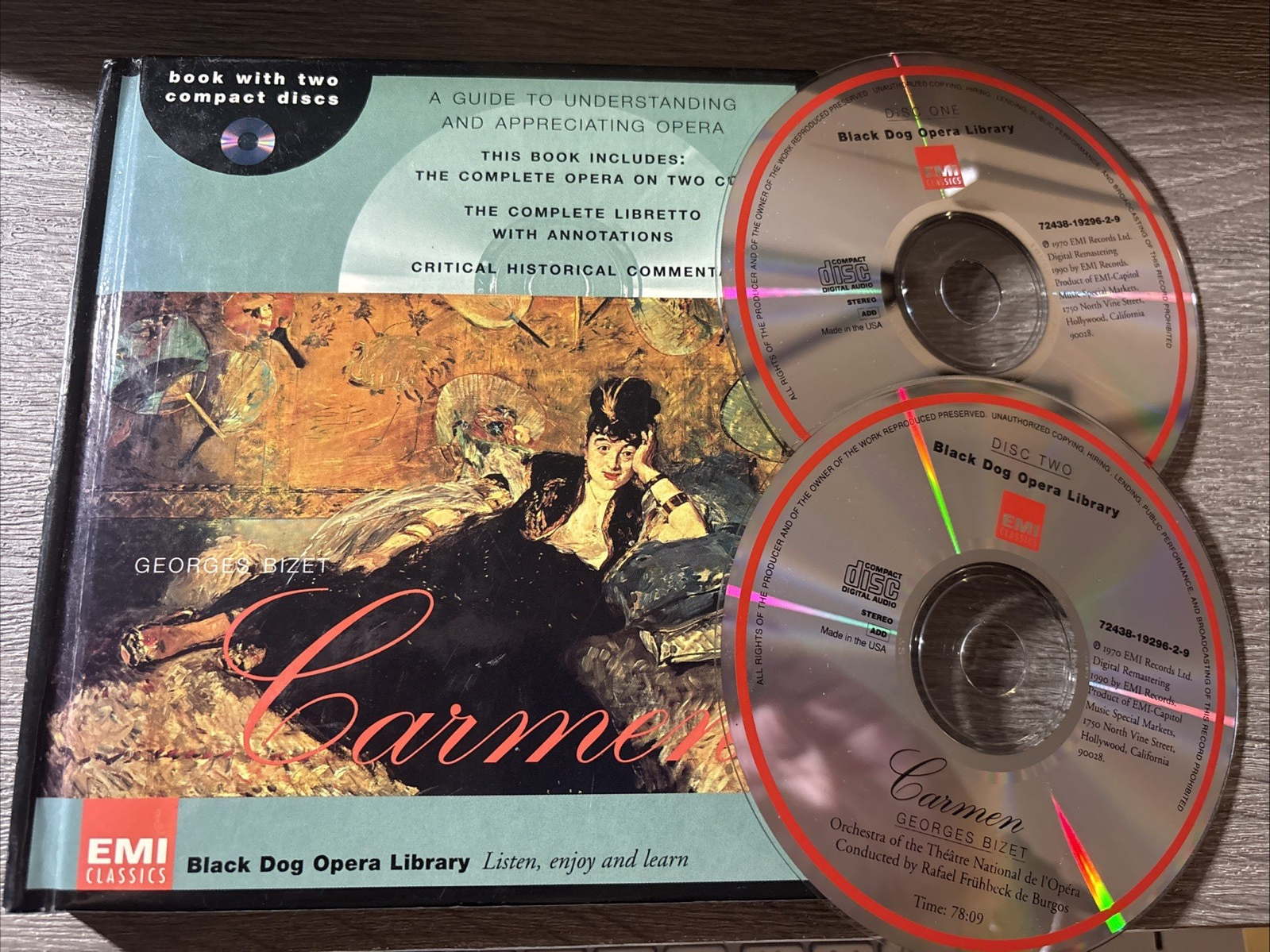 CARMEN - Book with Two CD's : Black Dog Opera : Hardback Book : Complete Opera