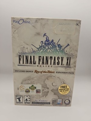 Final Fantasy XI Online PC Windows Video Game - New Sealed 