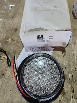 ECCO 3945R Round Grommet Mount Directional LED Light- Red