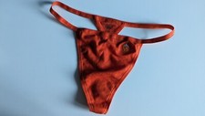 VTG Victoria's Secret V String Cotton Panties Sz L Crown Applique Queen NWOT HTF