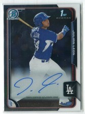 2015 Bowman Chrome Julian Leon AUTO AUTOGRAPH RC DODGERS