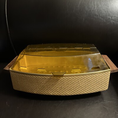 Salton Hotray Automatic Bun Warmer # WB-8A Bread Rolls Vintage Gold. No Cord