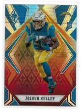 2020 Panini Phoenix Joshua Kelley Fire Burst Parallel Rookie Card. rookie card picture