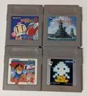 Nintendo Game Boy Japanese Lot of 4 - Bomberman GB 3 & Space Invaders - BTcx20