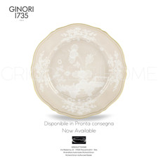 Richard Ginori Oriente Italiano Meringa - Piatto Piano cm 26,5 - inch 10.43