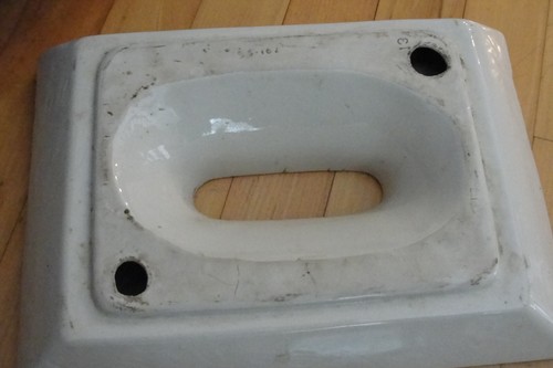 Vintage 1950's MCM Ceramic and Metal Pierced Design Smoking Stand/Magazine Rack - Picture 8 of 12
