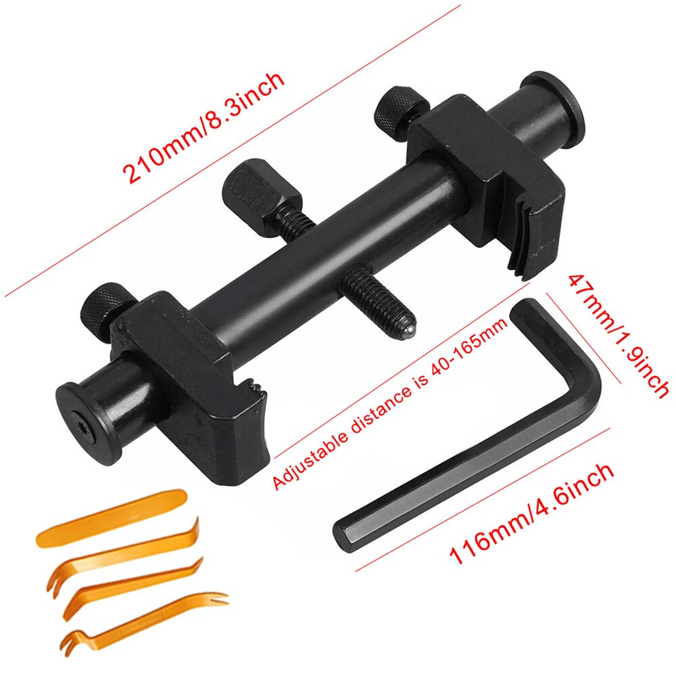 Crankshaft Ribbed Drive Auxiliary Pulley Alternator Removal Puller Tool