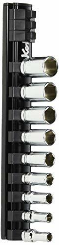 KOHKEN 6.35mm insertion Z-EAL semi deep socket rail set nine set RS2300XZ9 NEW - Picture 1 of 2