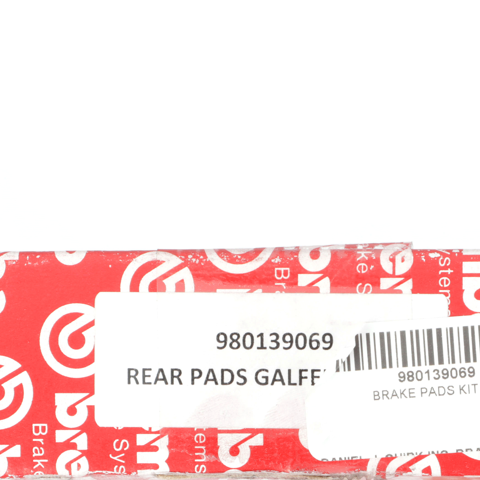 GENUINE MASERATI Brembo Rear Brake Pads Kit 980139069