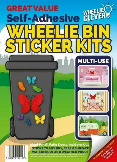 Rowan Self Adhesive Wheelie Bin Number Sticker - 2