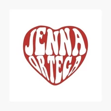 Jenna Ortega, Wednesday Vinyl 3" Die Cut Sticker