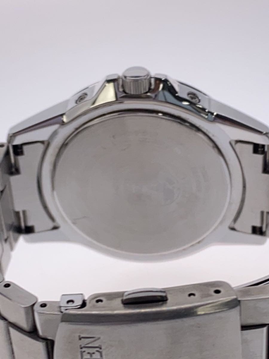CITIZEN Mens Watch Solar Analog Stainless Steel White Silver CITIZEN Mens Watch Solar Analog Stainless Steel White Silver