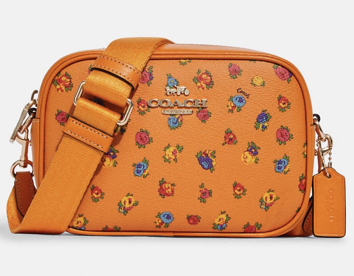 ☂️🍄Coach☄️MINI☄️Jamie Camera Bag With Vintage Rose
