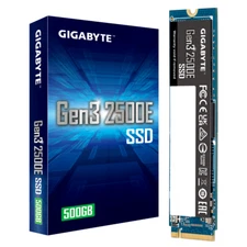 GIGABYTE SSD 500GB 2500E M.2 2280 NVME Phison Controller 3D NAND TRIM S.M.A.R.T 