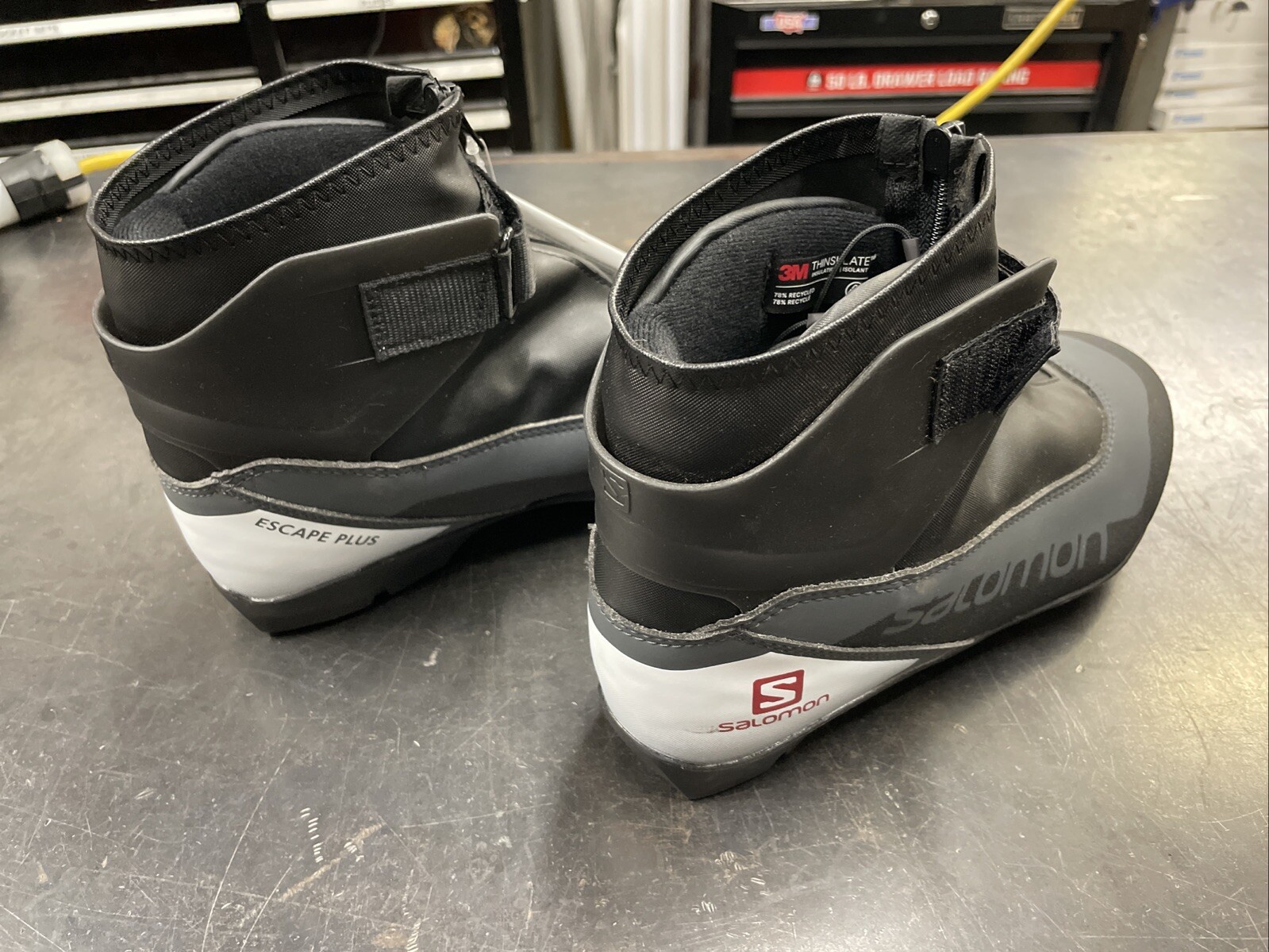 Scarpe da sci di fondo Salomon Escape Plus Prolink taglia 8 5 uomo 3M Thinsulate