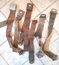 1965 66 67 Ford Mustang Cougar Torino Thunderbird Tan Deluxe Seat Belt Parts Lot