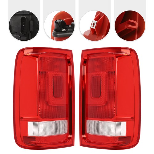 Tail Lights Assy For 2010-2020 VW Amarok Driver+Passenger Side Brake Rear Lamps - Picture 11 of 14