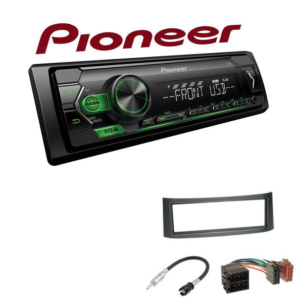 Pioneer Autoradio Android USB AUX Mit Einbauset FüR Smart Roadster 2003-2005-image