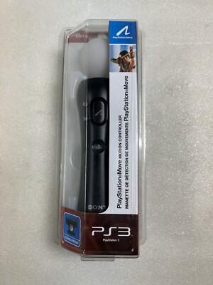 NEW Sealed Sony PlayStation Move Motion Controller - Black (CECH-ZCM1U) Box