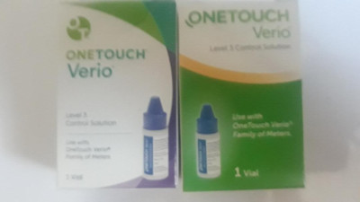 OneTouch Verio Level 3 Control Solution (2 boxes- 2 vials) exp 7/2024 and 7/2025