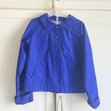 Gymboree Jacket Girls Size 7 8 Blue Cotton