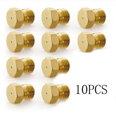 10Pcs Universal LPG Gas Düsen Brenner Herd Injektor Propan Düse M6 X 0.75 XS