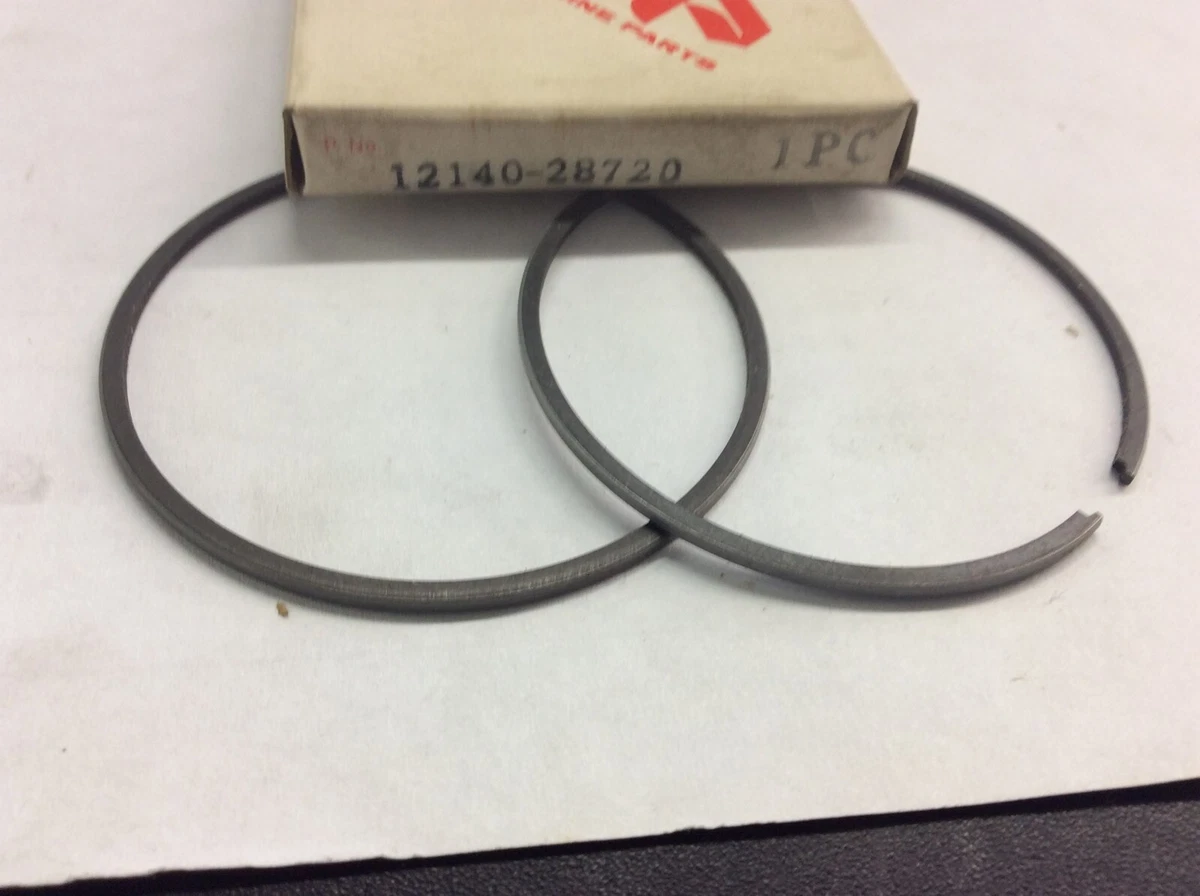 Suzuki Piston Ring Set 12140-28720 NOS OEM Set Of Two 1.00 OS 1980  
