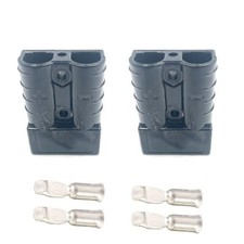 2 PCS 50A Battery Quick Connector Plug Kit for Winch Trailer Connect Disconnect