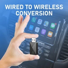 2 IN 1 Mini Wireless USB CarPlay Adapter Wireless Carplay Android Auto Dongle