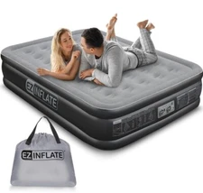 Double High Luxury Air Matress with Built in Pump,Inflatable Mattres