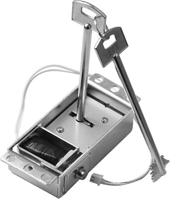 Electromagnetic Solenoid Safe Lock Replacement, 2 Override Unique Keys