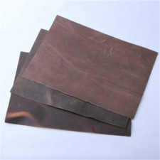 2Pcs Cowhide Leathercraft Cow Handmade DIY Material Leather Fabrics Skins Sheath