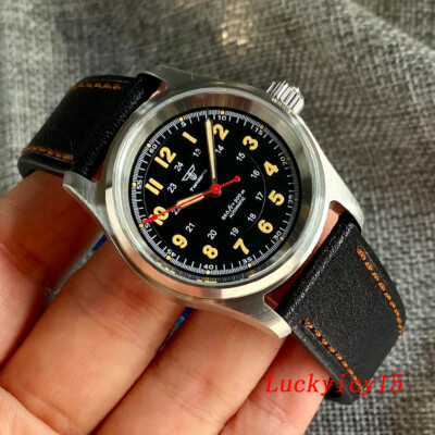 Tandorio Pilot 36mm NH35 PT5000 200M Waterproof Lume Diving Automatic Mens Watch