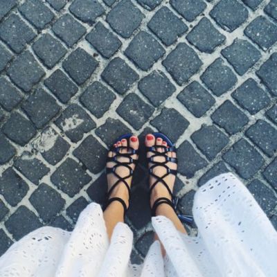 Anthropologie BILLY ELLA Sandals Lucerna Gladiator Tie Shoes