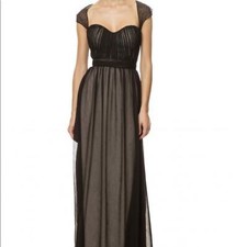 Bari Jay Sleeveless Black Bridesmaid Prom Dress 14