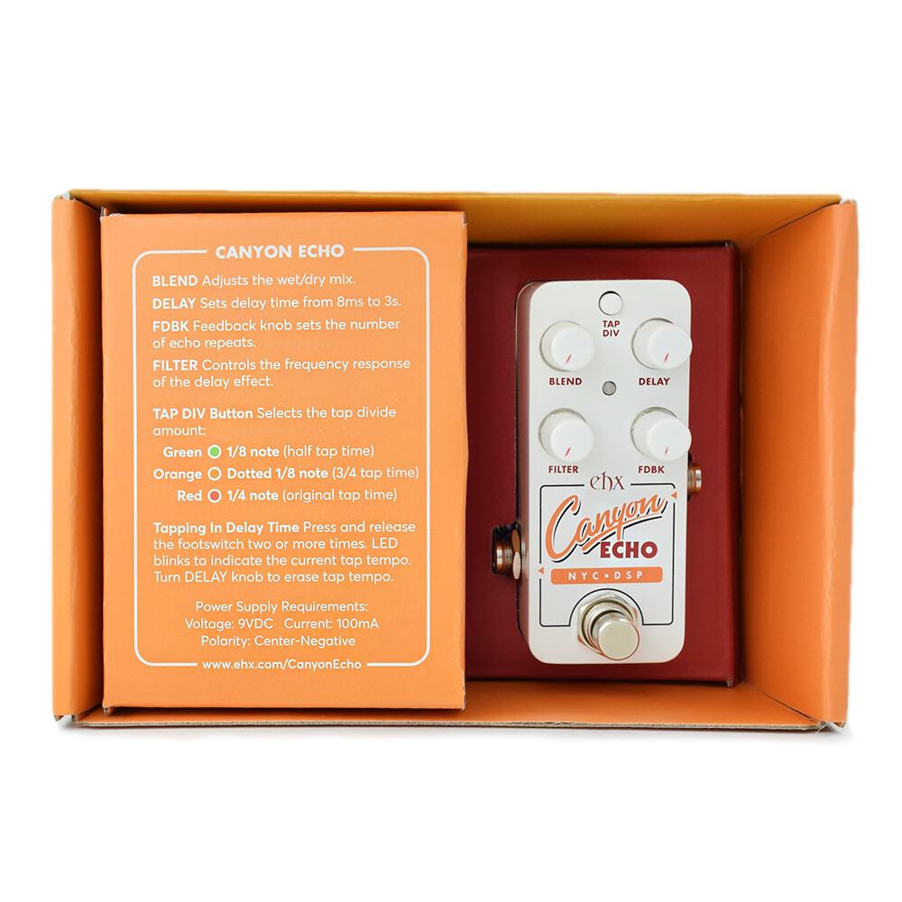 Electro-Harmonix - Pico Canyon Echo - Digital Delay Electro-Harmonix - Pico Canyon Echo - Digital Delay