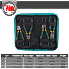 Jeu De Pinces À Circlips Avec Sac De Rangement, Pince À Nez Long De 7 Pouces, Pi