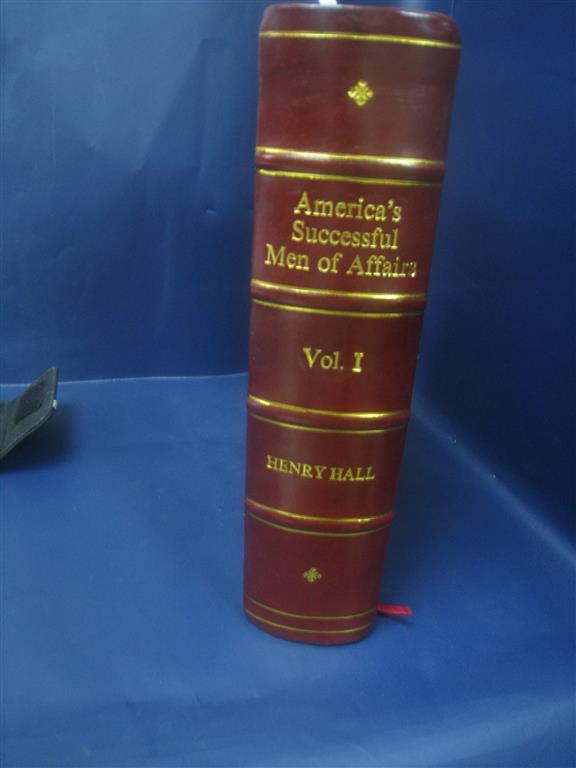 Successful American Men of Affairs Encyclopedia Leather Bound Edition