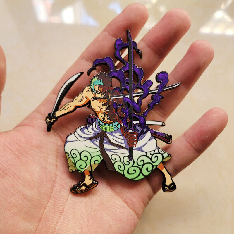 ONE PIECE / Roronoa Zoro Limited Metal Enamel Pin Badge Anime collection  Gift