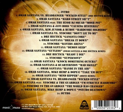 OMAR SANTANA HARDCORE FOR THE HEADSTRONG, VOL. 5 NEW CD