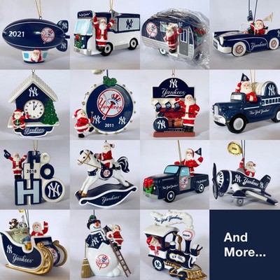 New York Yankees MLB Danbury Mint Annual Porcelain Christmas Ornaments, Choose