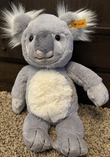 Steiff Soft Cuddly Friends Nils Koala Bear Plush 11 Gray Stuffed Animal 067587