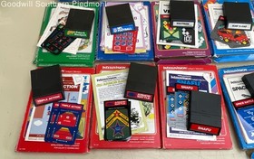 Lot of 18 Assorted Intellivision Games with Boxes - Tested