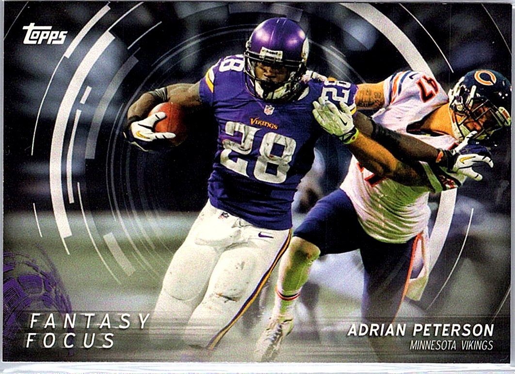 2015 Topps #FF-AP Adrian Peterson Fantasy Focus