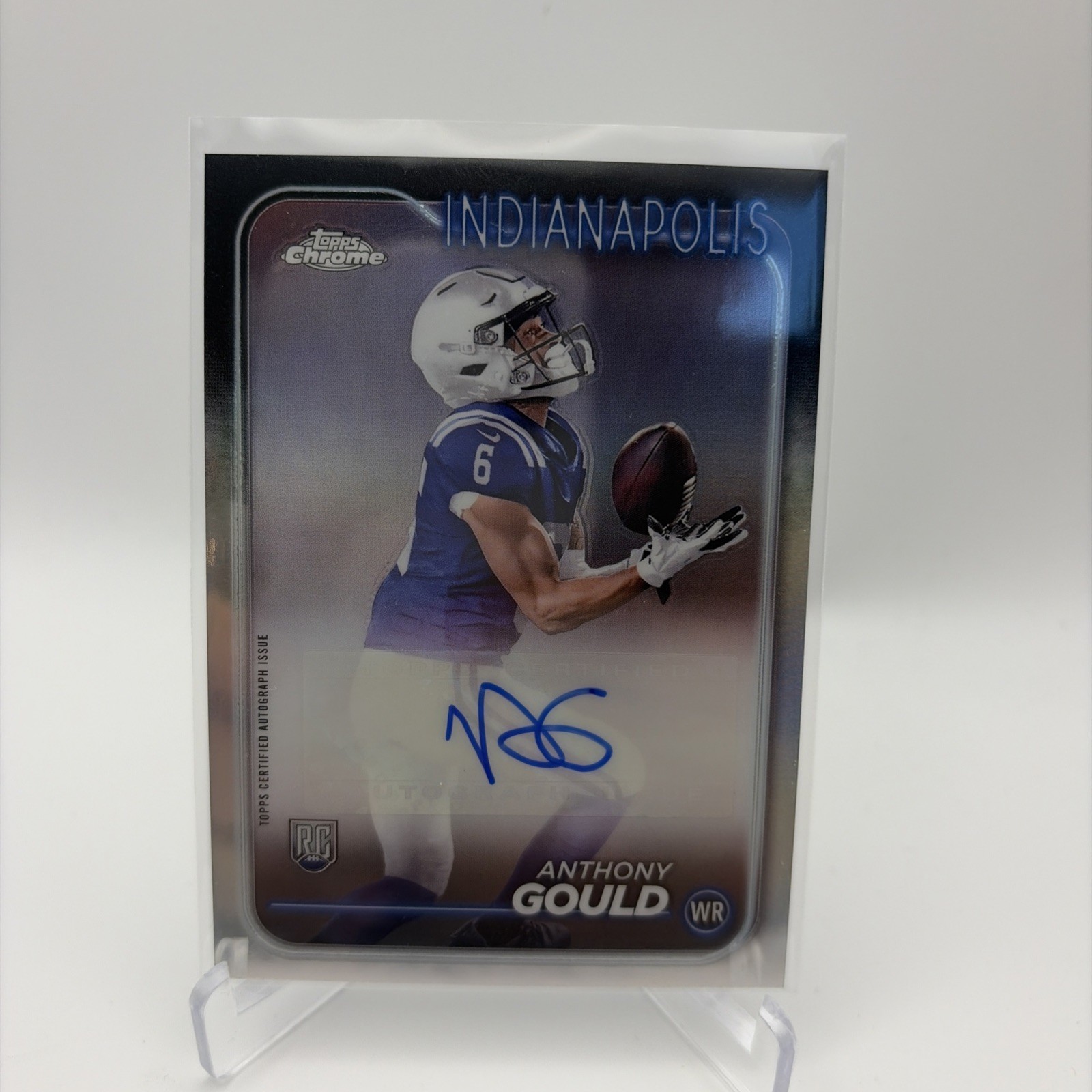 Anthony Gould Topps Chrome Rookie Autographs Variations #RAAGO Base