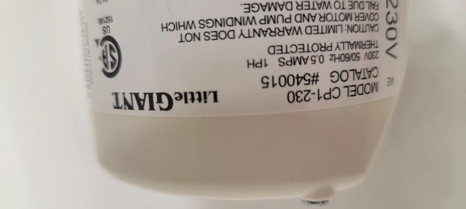 Bomba enfriadora evaporativa Little Giant CP1-230 1/70 hp 230 V 7.500 CFM Foto 2 de 3